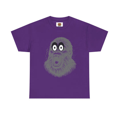 Screaming Ape Graphic Tee — Retro Monochrome Primate Design