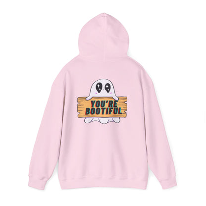 You're Bootiful Ghost Hoodie — Cute Halloween Pullover for Kids & Adults