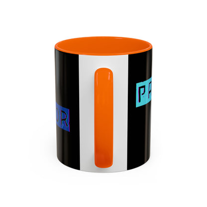 Paranormal Investigator Accent Coffee Mug – Blue Ribbon Design (11/15oz)