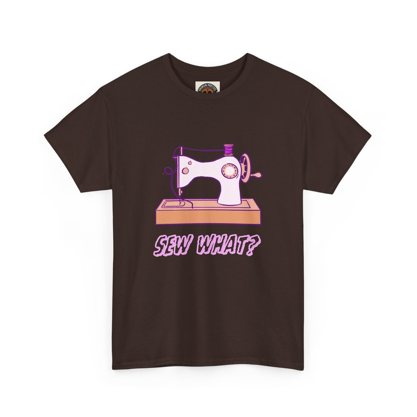 Sew What? Vintage Sewing Machine Tee — Funny Sewing Gift