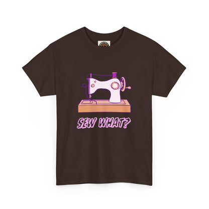 Sew What? Vintage Sewing Machine Tee — Funny Sewing Gift