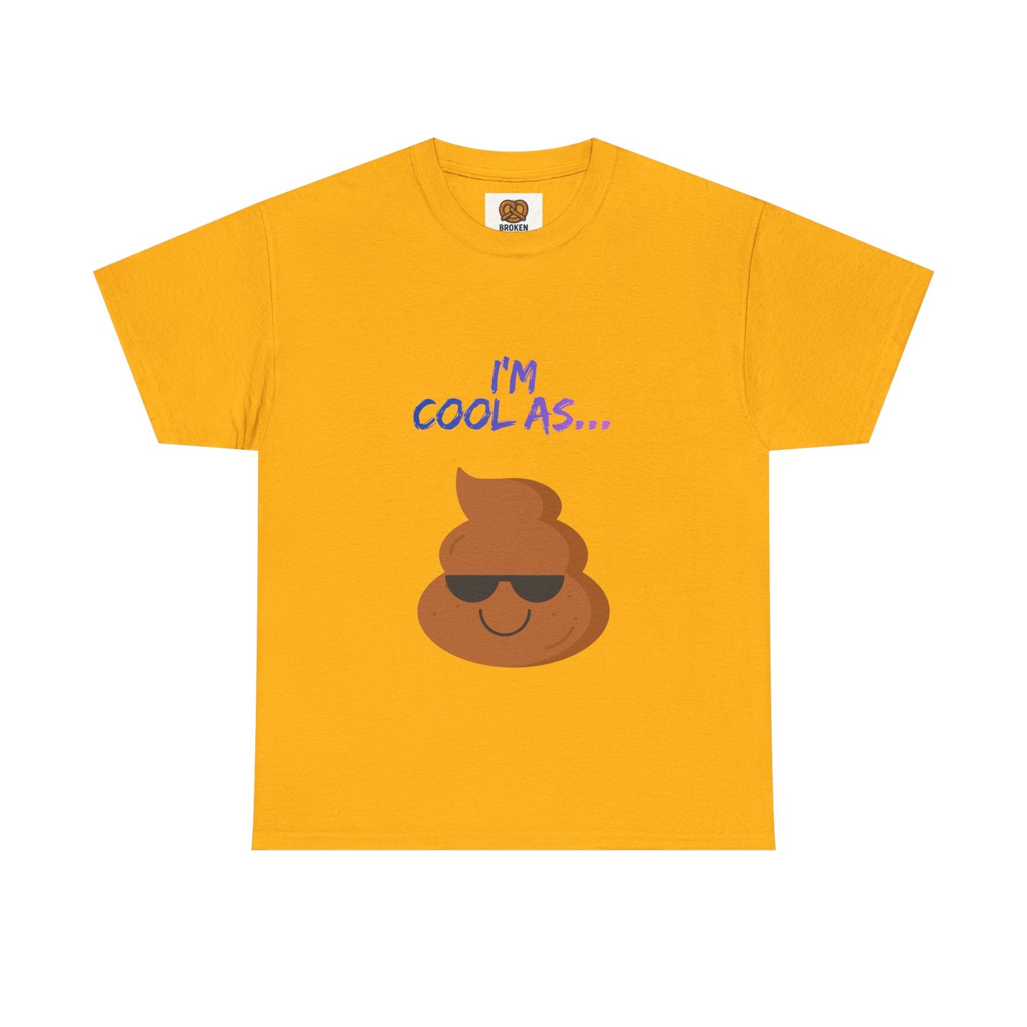 Cool Poop Emoji T-Shirt — "I’m Cool As..." Novelty Tee