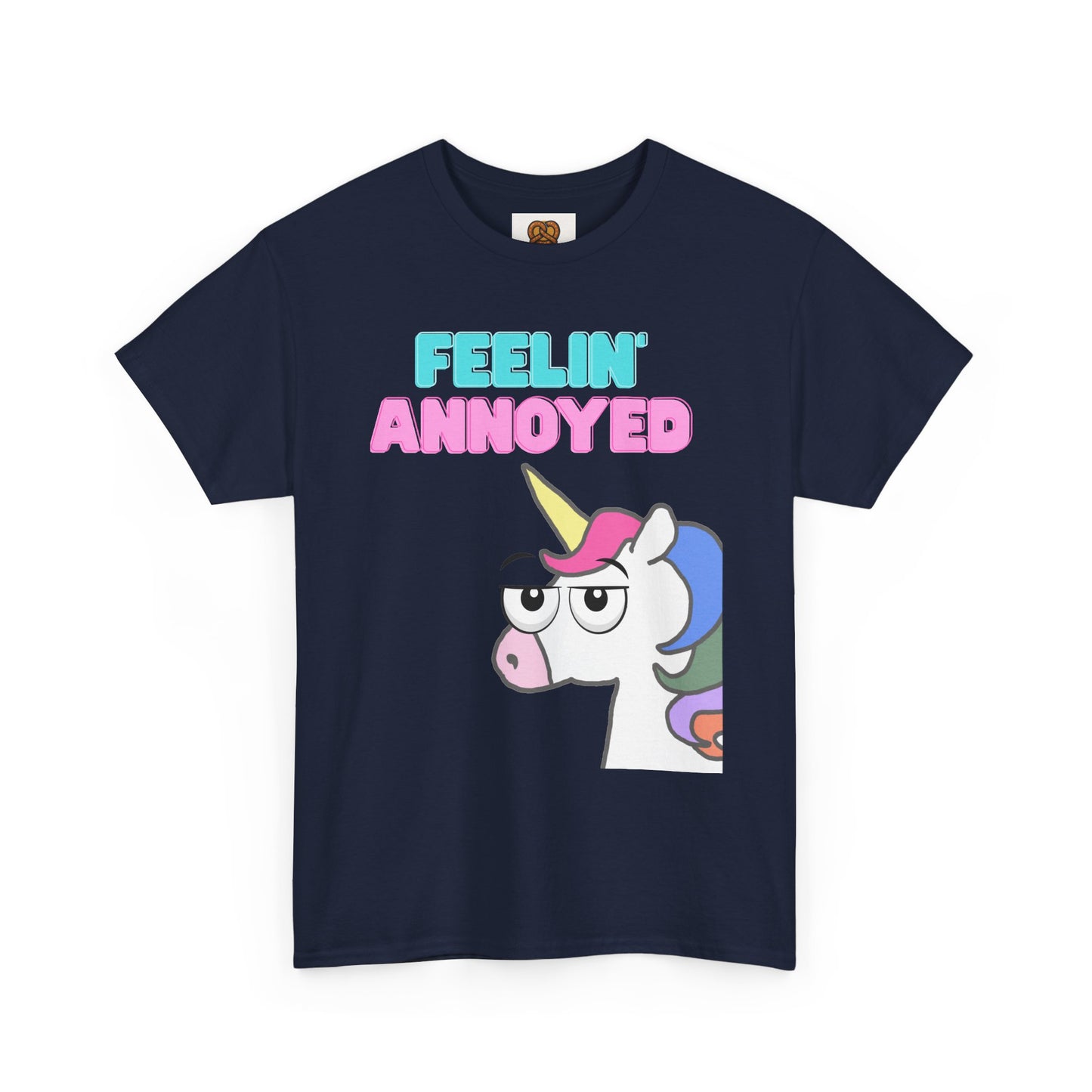 Feelin' Annoyed Unicorn T-Shirt — Funny Cute Graphic Tee for Sarcastic Gifts
