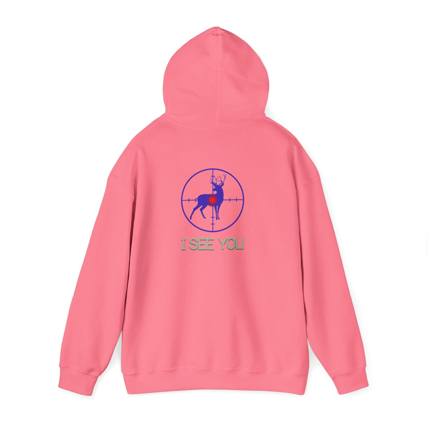 I See You Buck Deer Hoodie – Hunting Target Graphic Sweatshirt
