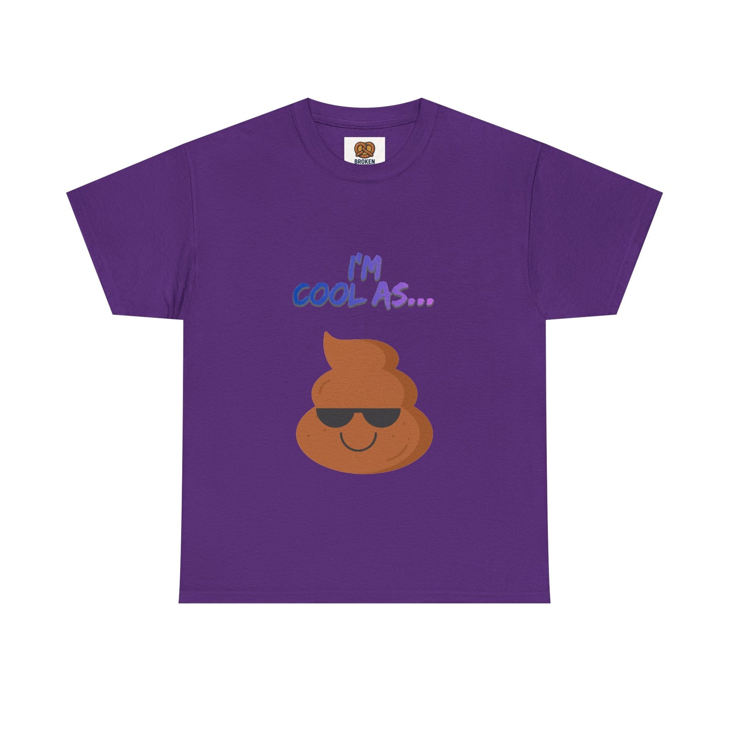 Cool Poop Emoji T-Shirt — "I’m Cool As..." Novelty Tee