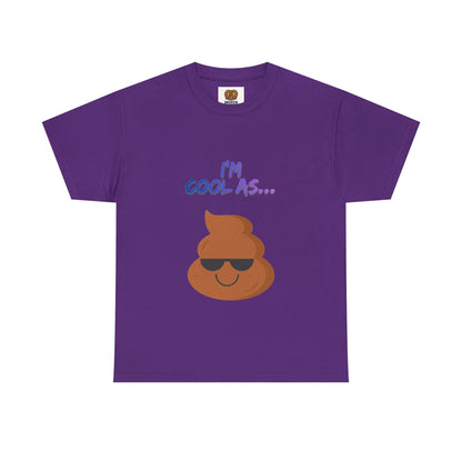 Cool Poop Emoji T-Shirt — "I’m Cool As..." Novelty Tee