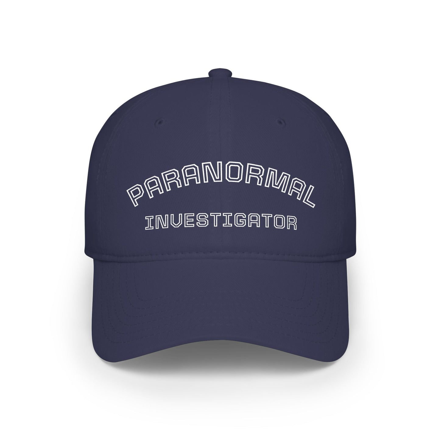 Paranormal Investigator Baseball Cap — Embroidered Ghost Hunting Hat