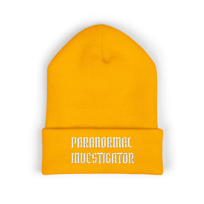 Paranormal Investigator Embroidered Beanie