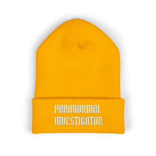 Paranormal Investigator Embroidered Beanie