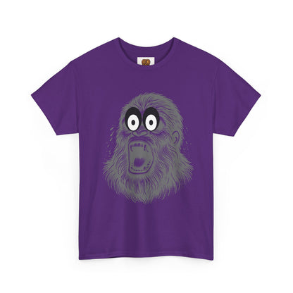 Screaming Ape Graphic Tee — Retro Monochrome Primate Design