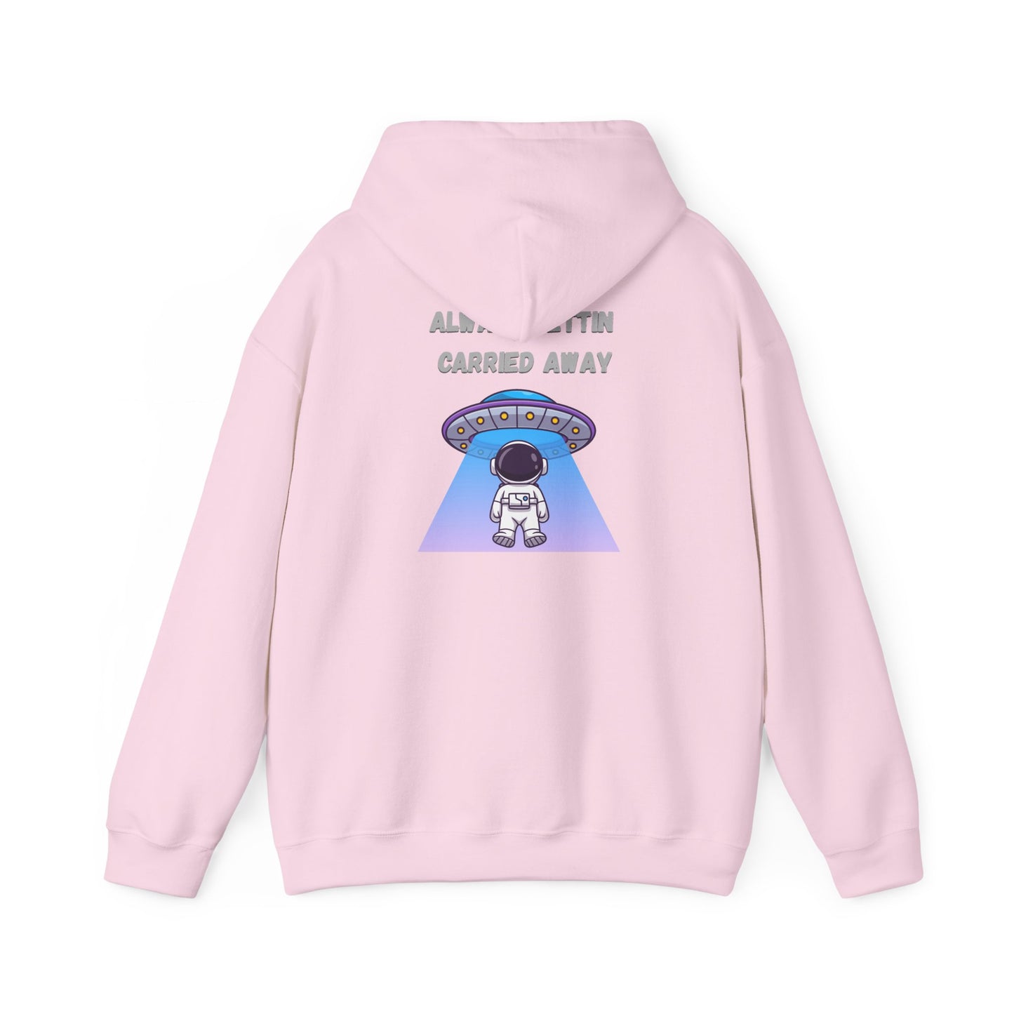 Astronaut UFO Hoodie — "Carried Away" Space Abduction Sweatshirt