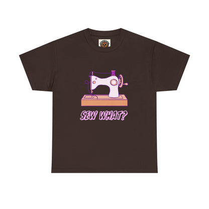Sew What? Vintage Sewing Machine Tee — Funny Sewing Gift