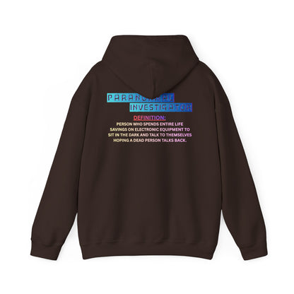 Paranormal Investigator Hoodie — Funny Ghost Hunting Definition Pullover