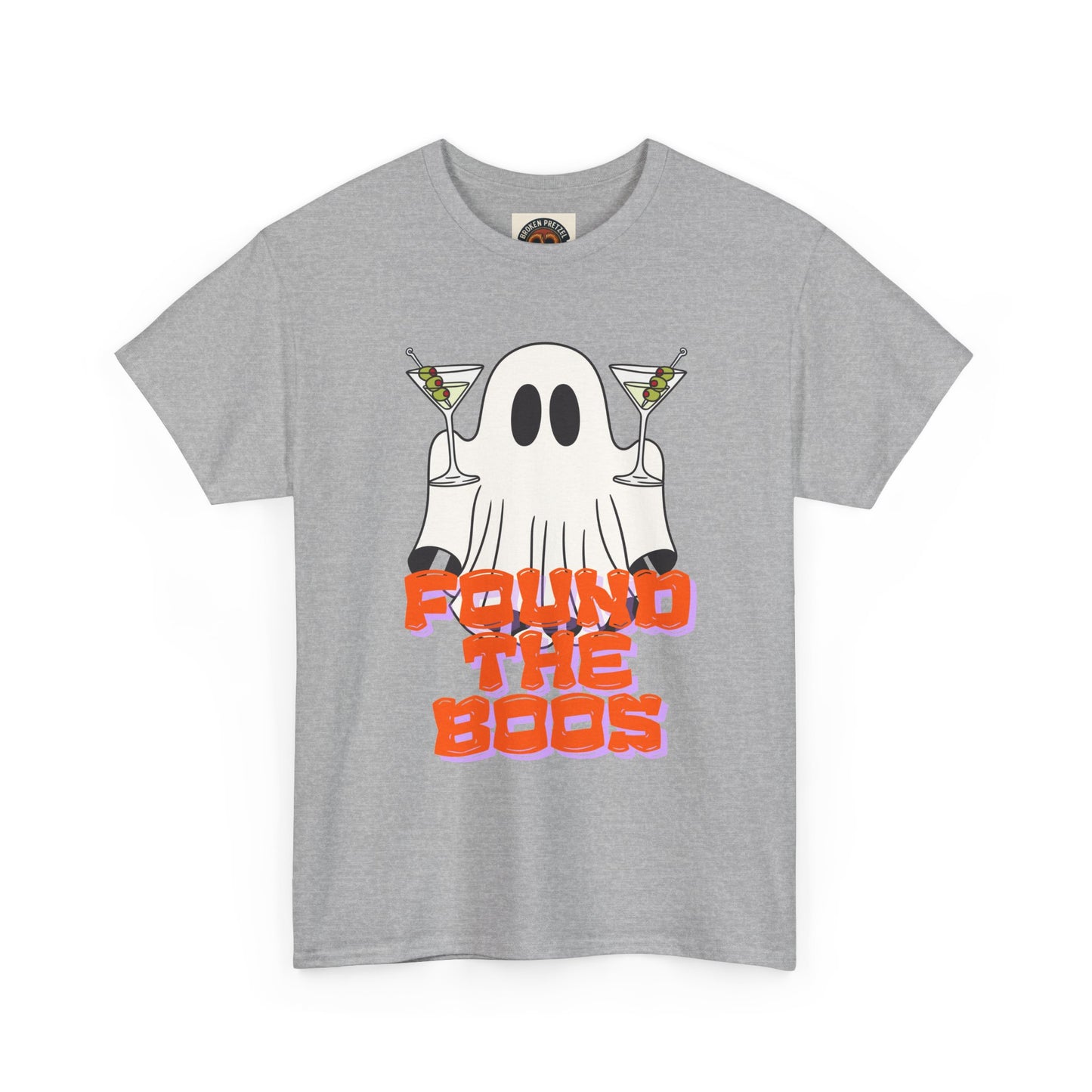 Found the Boos Ghost Tee — Funny Halloween Martini Party T-Shirt