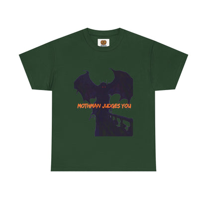 Mothman Judges You T‑Shirt — Cryptid Silhouette Graphic Tee