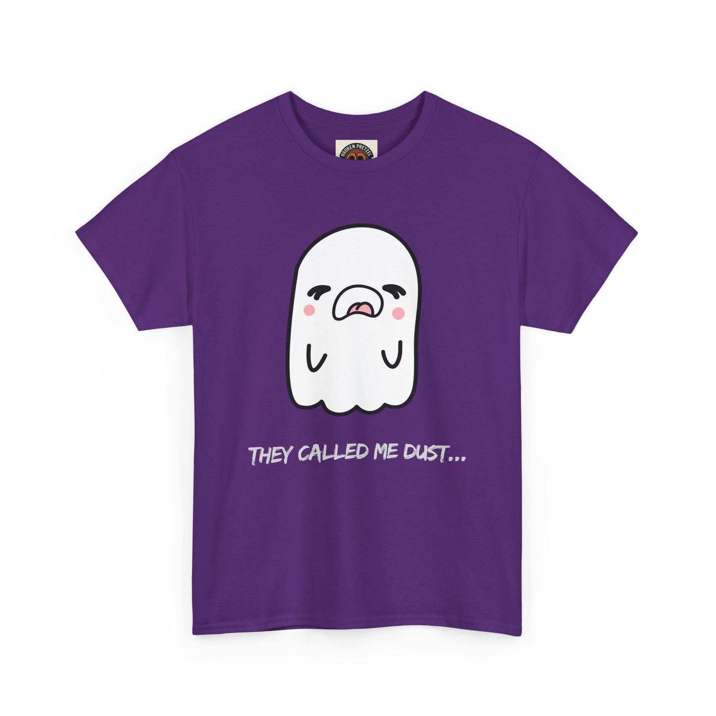 Cute Ghost Tee — "They Called Me Dust" Funny Spooky Graphic T-Shirt