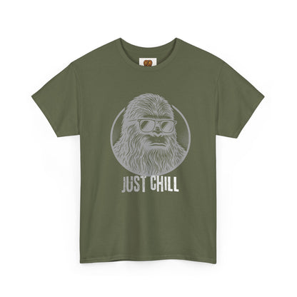 Just Chill Sasquatch T-Shirt — Funny Bigfoot Graphic Tee
