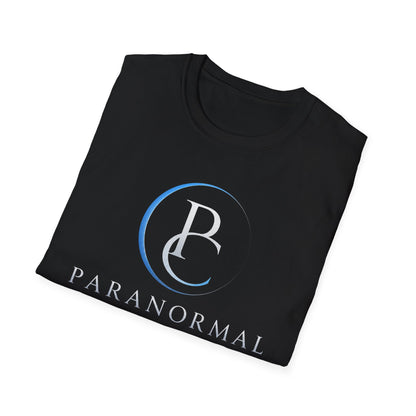 Paranormal Consultant Logo T-Shirt — 'Follow on All Social Media' Back Tee