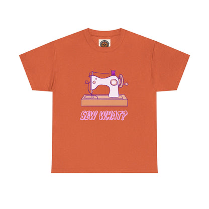 Sew What? Vintage Sewing Machine Tee — Funny Sewing Gift