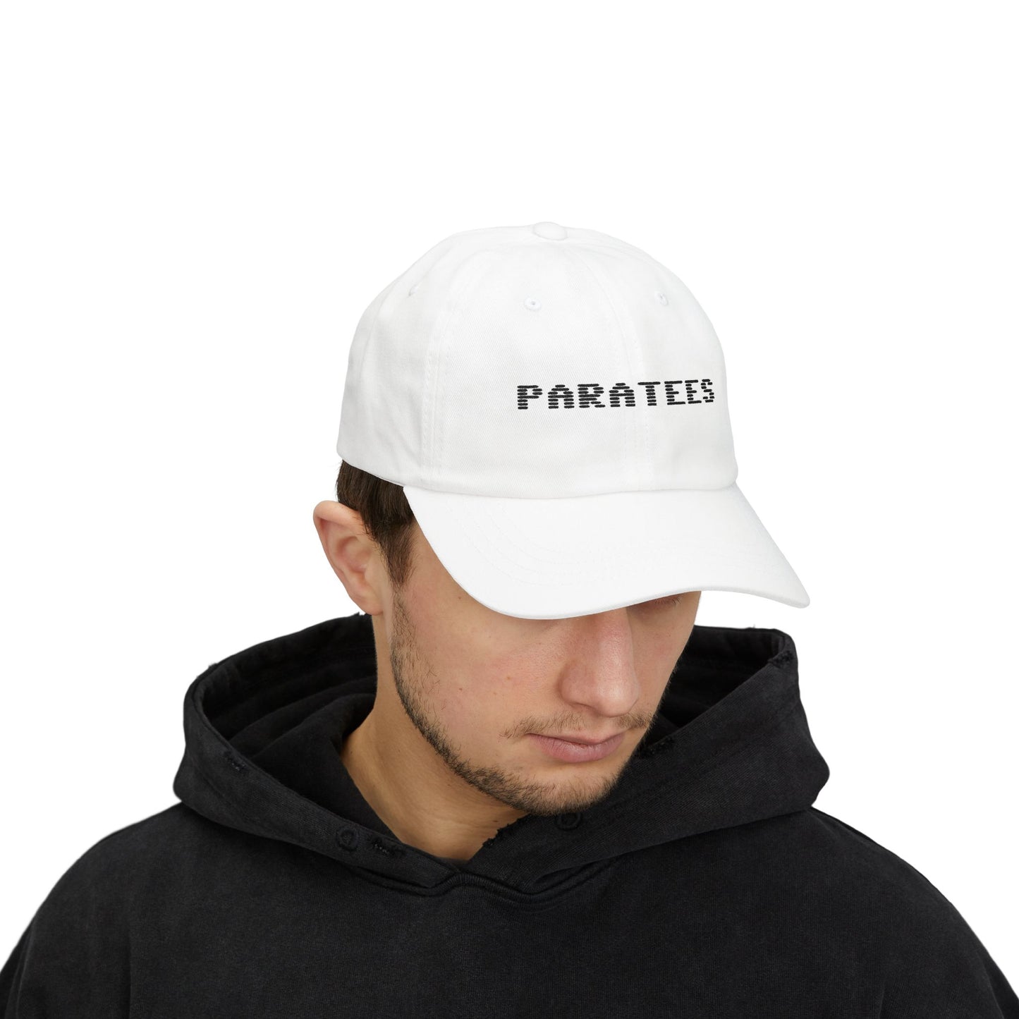 Paratees Dad Cap — Minimalist Embroidered Logo Baseball Hat