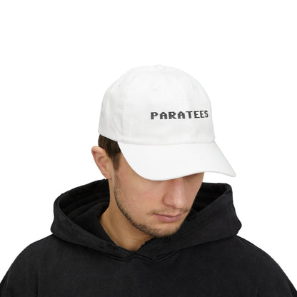 Paratees Dad Cap — Minimalist Embroidered Logo Baseball Hat
