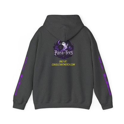 Witchy Black Hoodie - "Wicca Queen" Gothic Witch Cat Pullover