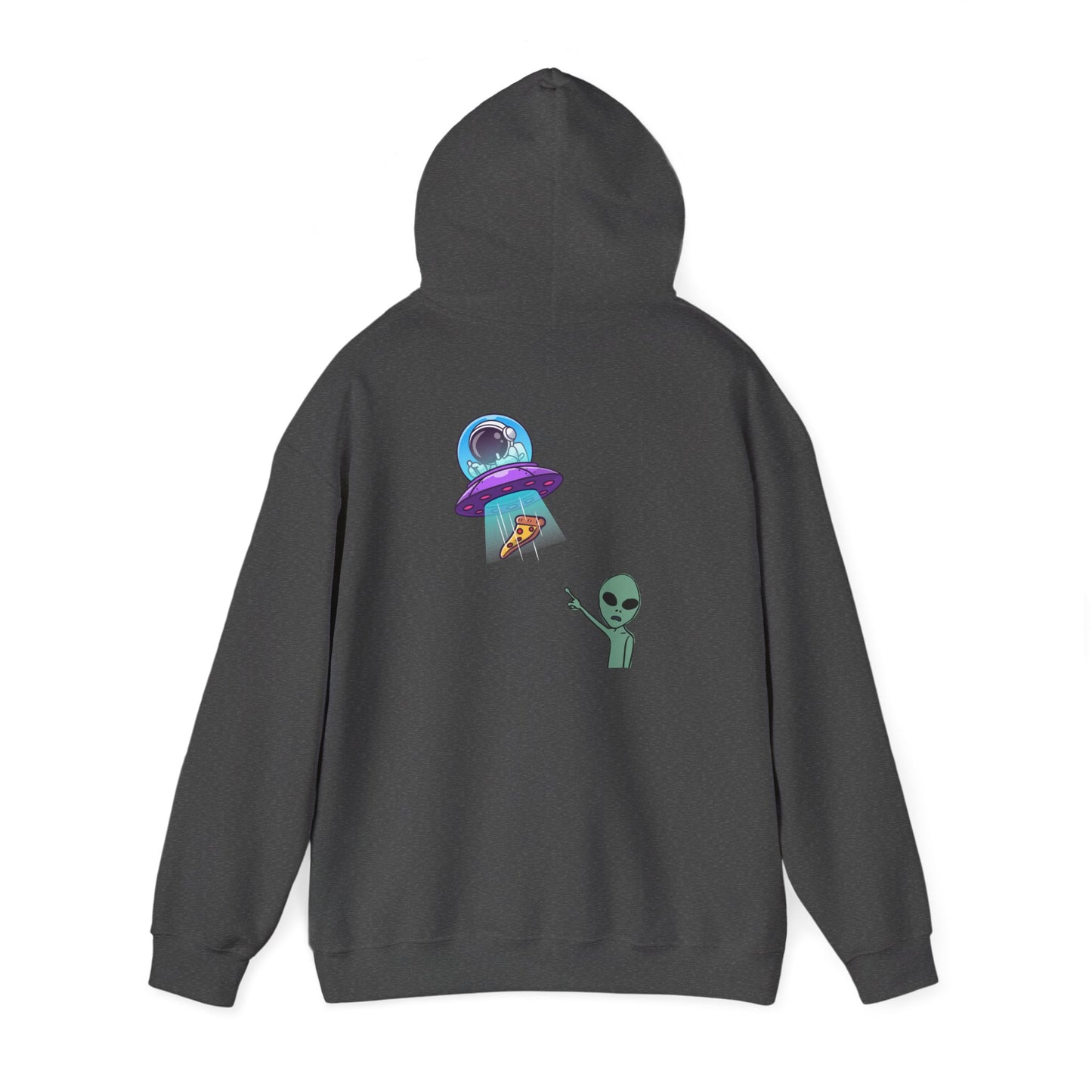 Alien UFO Hoodie — Cute Alien Abduction Graphic Pullover