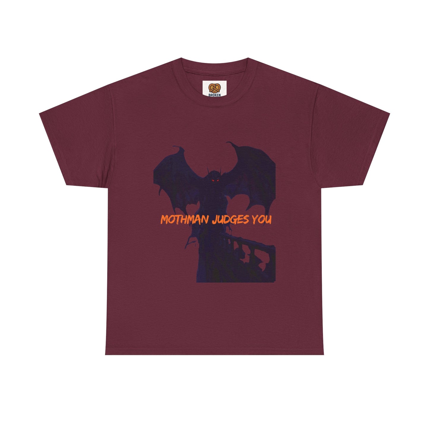 Mothman Judges You T‑Shirt — Cryptid Silhouette Graphic Tee